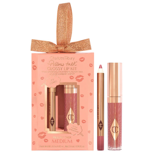 Mini Pillow Talk Glossy Lip Duo - Medium | PREVENTA