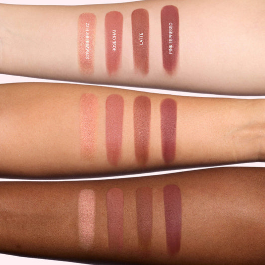 Strawberry Latte Blush Filter Blurring Blushlighters Palette | PREVENTA