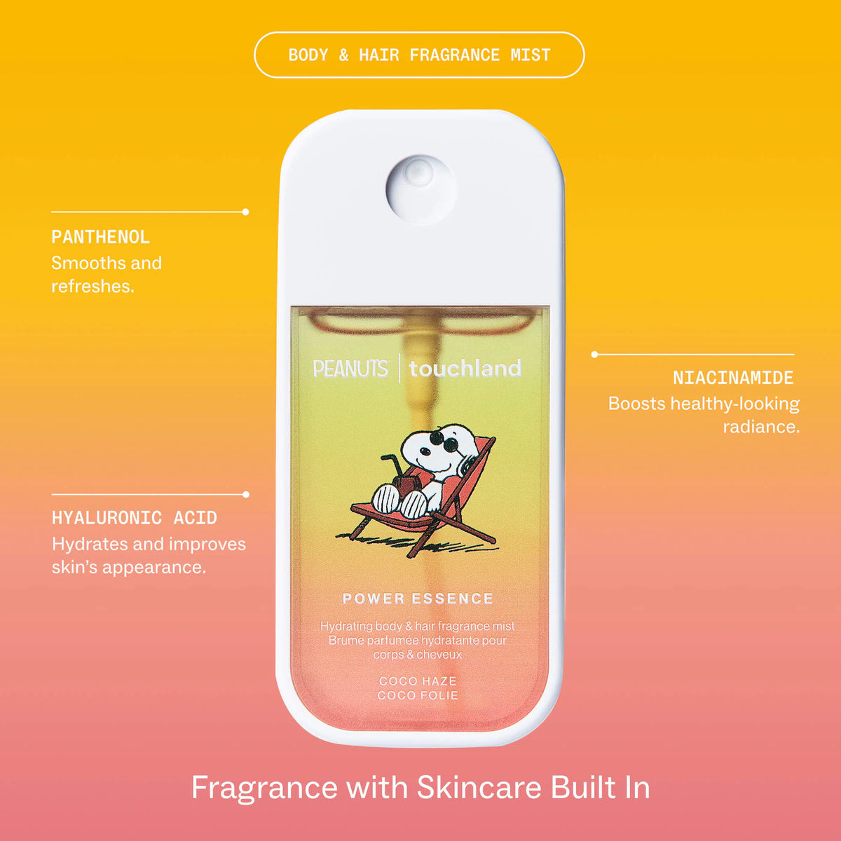 Peanuts® x Touchland Special Edition Body & Hair Fragrance Mist