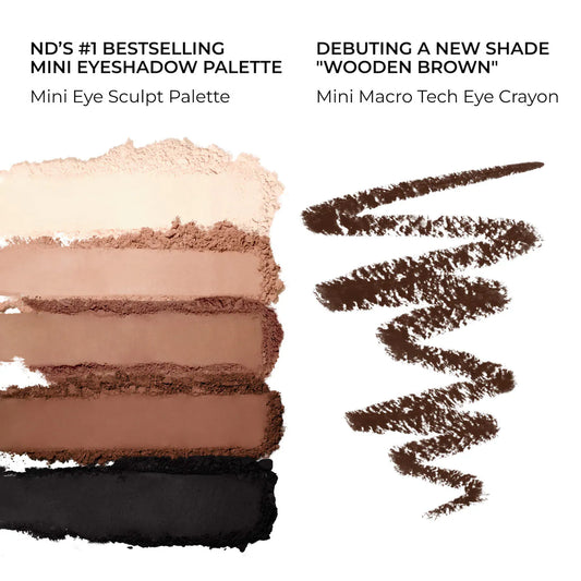 Mini Eye Sculpt Eyeshadow Palette & Eye Crayon Pencil Duo Makeup Gift Set | PREVENTA