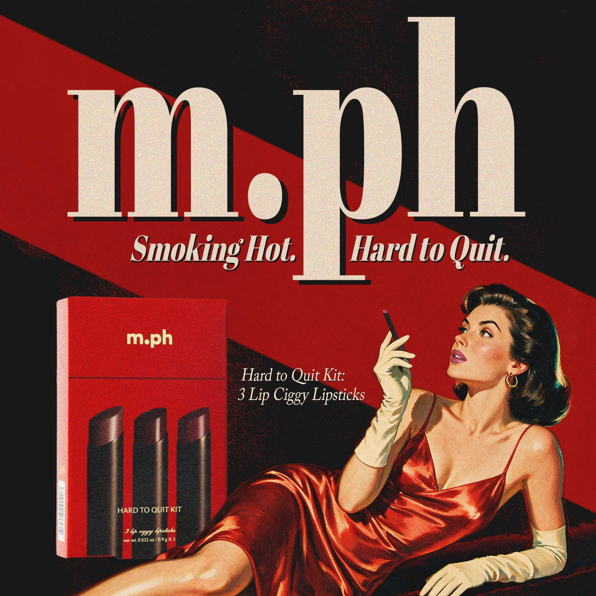 Hard to Quit Lip Ciggy Lipstick Gift Set | PREVENTA