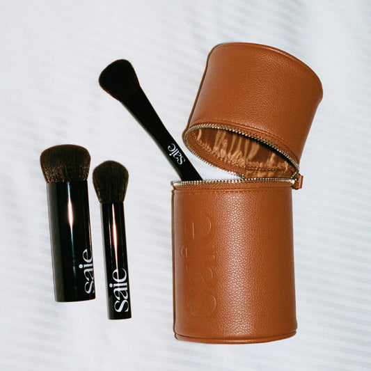 Brush Essentials Makeup Brush Gift Set with Travel Case | PREVENTA