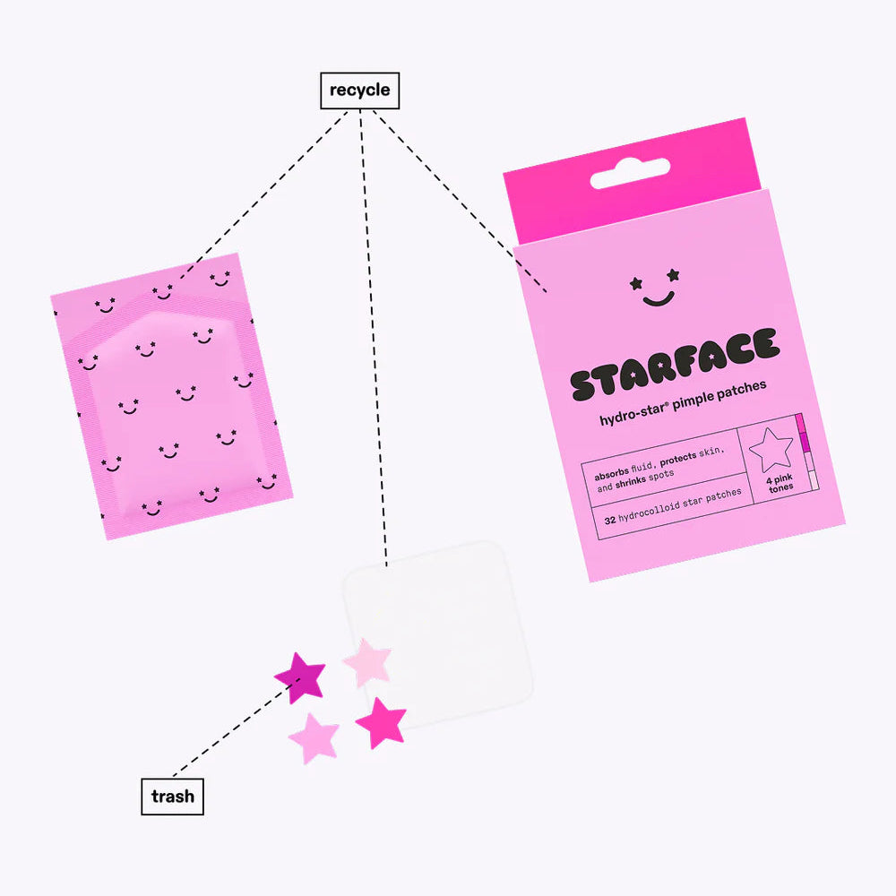 Hydro-Stars® Pink Star Pimple Patches Refill