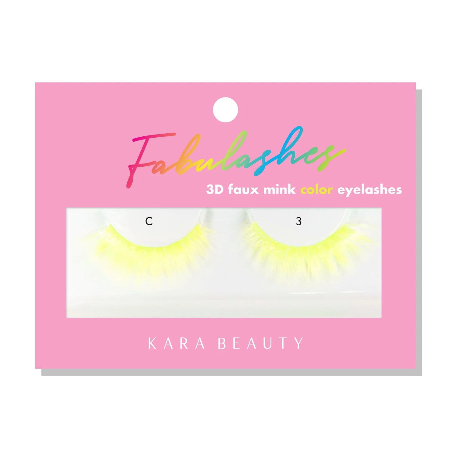 Fabulashes 3D Faux Mink Color Lashes