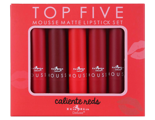 Top Five Mousse Matte Lipstick Set
