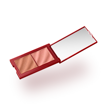 Flirt Alert Strike A Match Blush & Glow Palette - 01 Flame Emoji