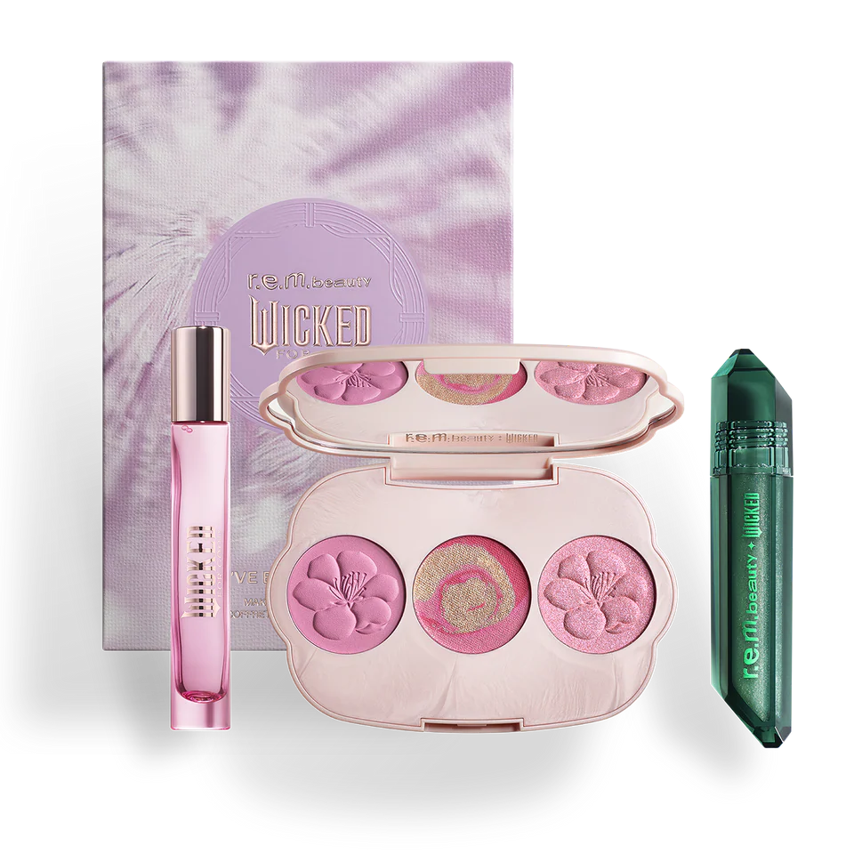 r.e.m. Beauty x Wicked: For Good You've Been Glinda-Fied! Fragrance & Makeup Set | PREVENTA