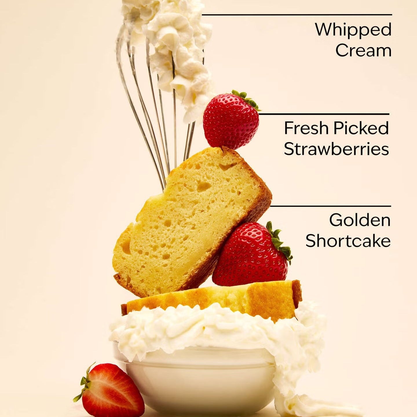 Strawberry Poundcake Single Wick Candle