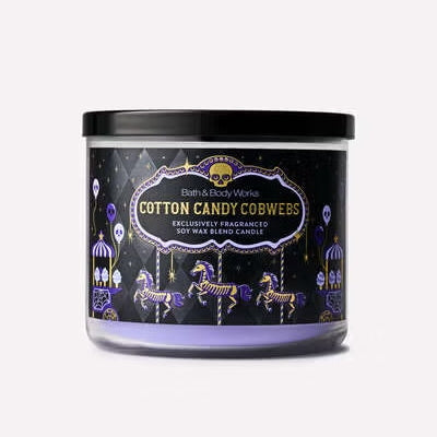 Cotton Candy Cobwebs 3-Wick Candle | PREVENTA