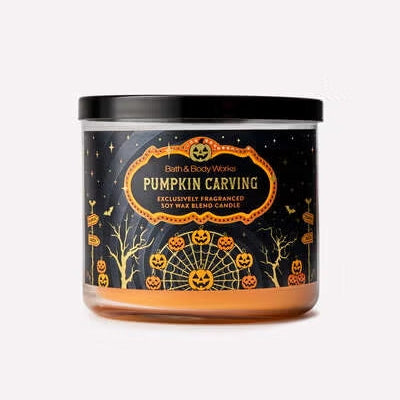 Pumpkin Carving 3-Wick Candle | PREVENTA