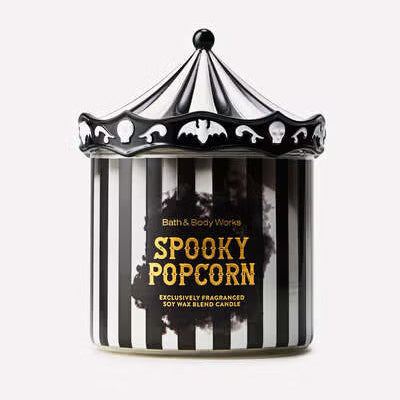 Spooky Popcorn 3-Wick Candle | PREVENTA