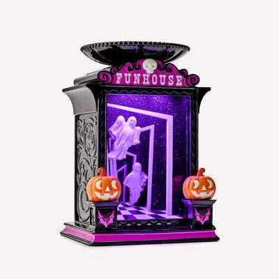 Light-Up Glow-in-the-Dark Funhouse Pedestal 3-Wick Candle Holder | PREVENTA