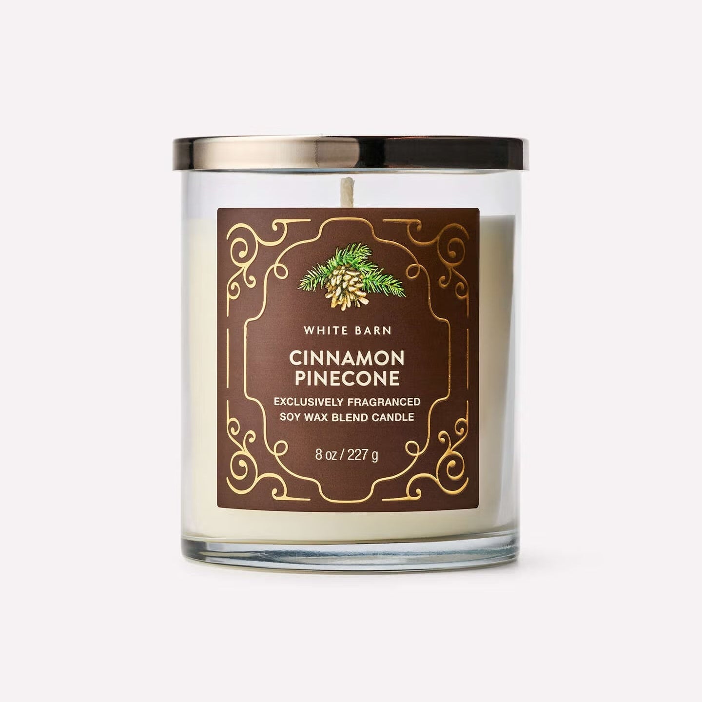 Cinnamon Pinecone Single Wick Candle