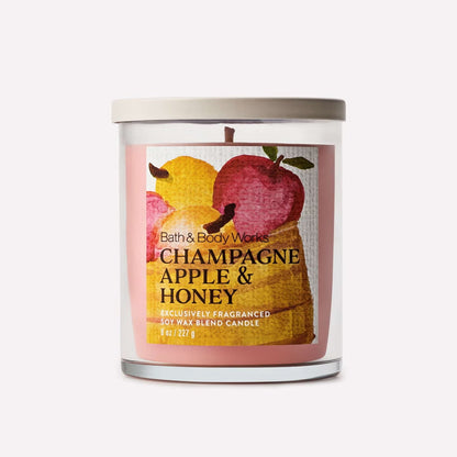 Champagne Apple & Honey Single Wick Candle