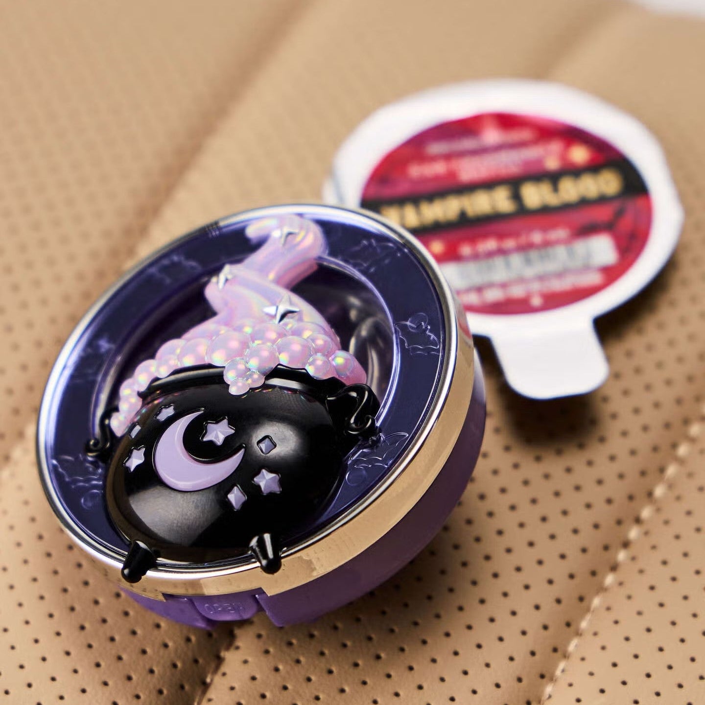 Encrusted Cauldron Car Fragrance Holder