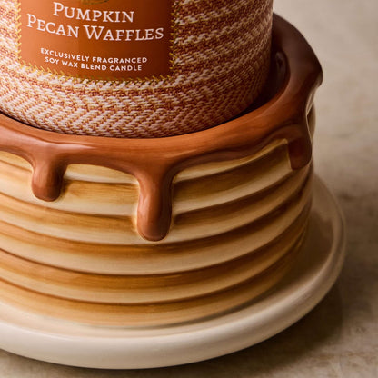 Pancake Stack 3-Wick Candle Holder