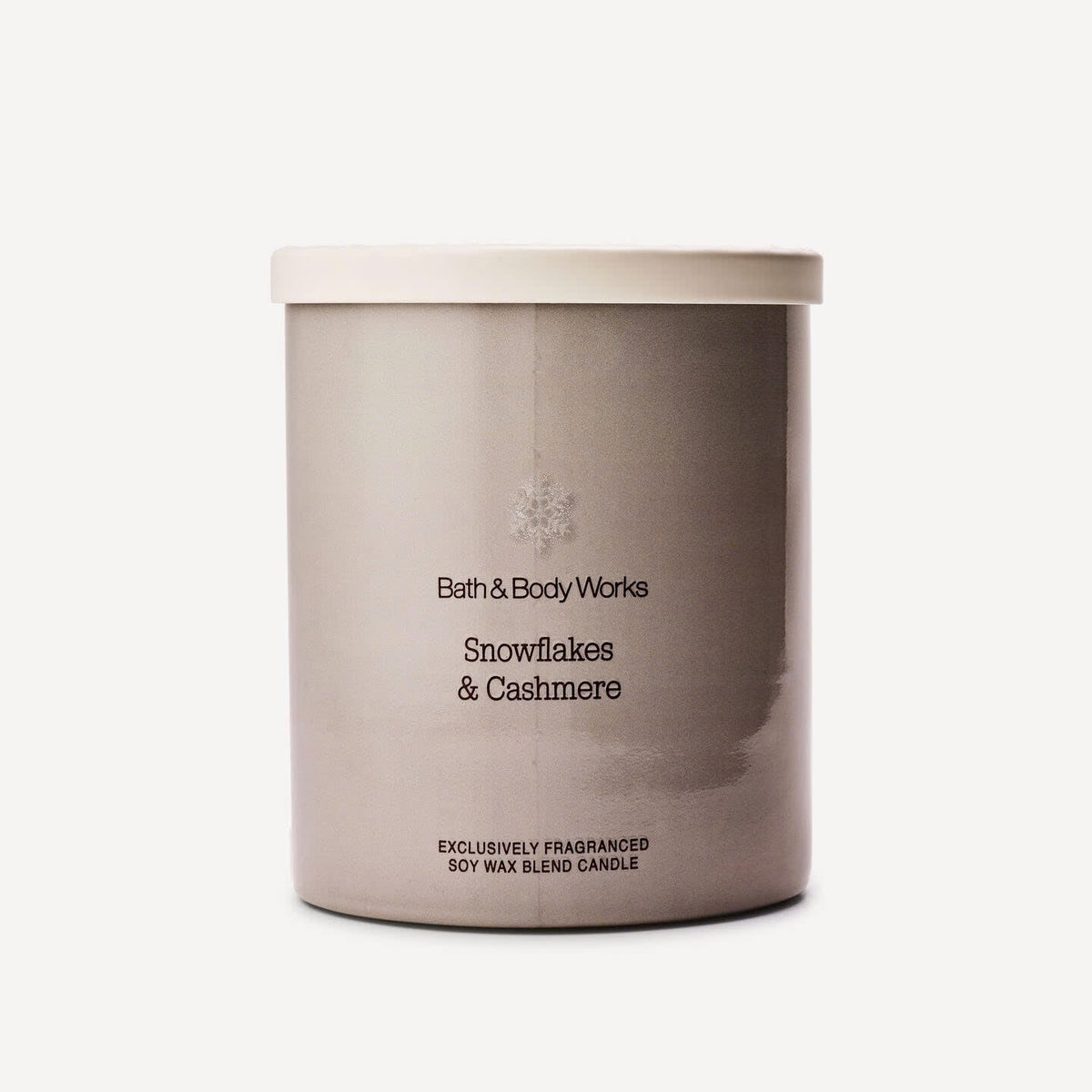 Snowflakes & Cashmere Single Wick Candle