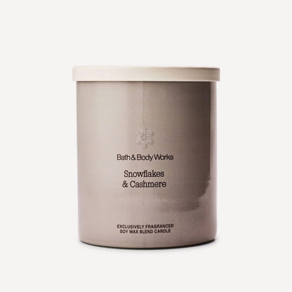 Snowflakes & Cashmere Single Wick Candle