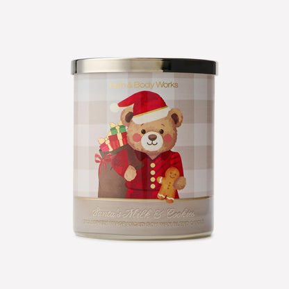 Santa's Milk & Cookies Single Wick Candle