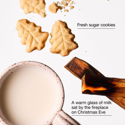 Santa's Milk & Cookies Single Wick Candle