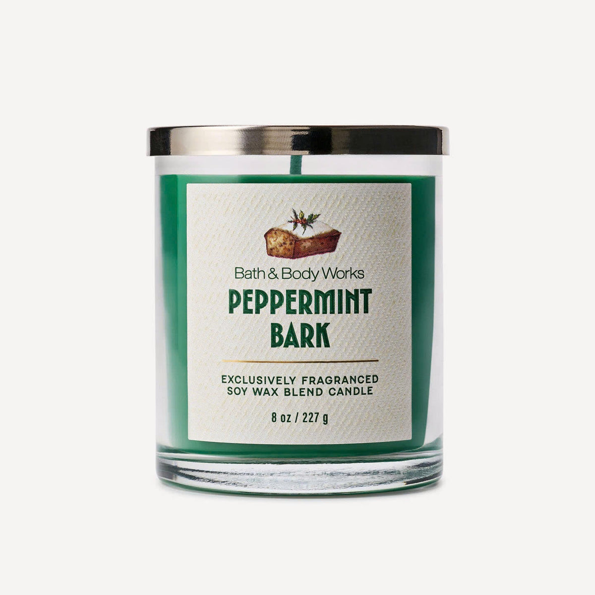 Peppermint Bark Single Wick Candle