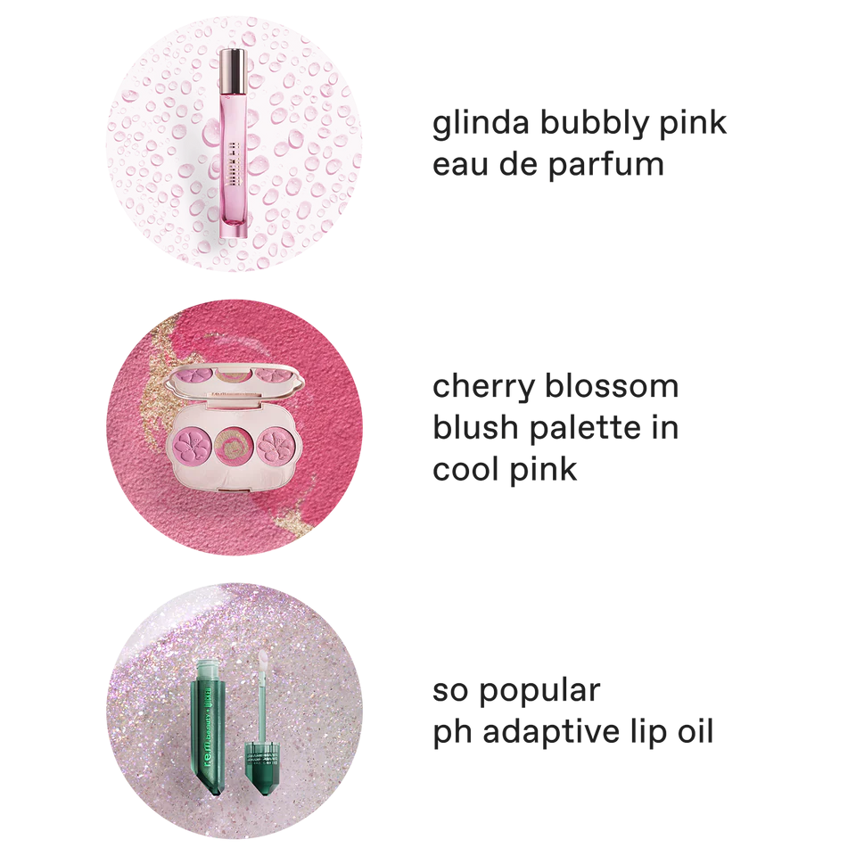 r.e.m. Beauty x Wicked: For Good You've Been Glinda-Fied! Fragrance & Makeup Set | PREVENTA