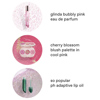 r.e.m. Beauty x Wicked: For Good You've Been Glinda-Fied! Fragrance & Makeup Set | PREVENTA