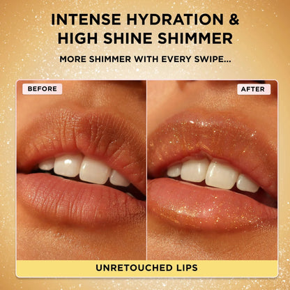 Honey Infused Lip Oil - Shimmer Glow