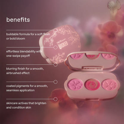 r.e.m. beauty x Wicked: For Good Cherry Blossom Blush Palette - Pink | PREVENTA