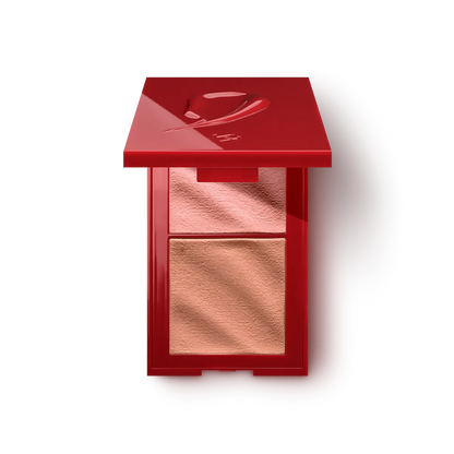 Flirt Alert Strike A Match Blush & Glow Palette - 01 Flame Emoji