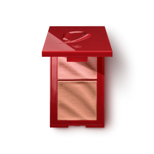 Flirt Alert Strike A Match Blush & Glow Palette - 01 Flame Emoji