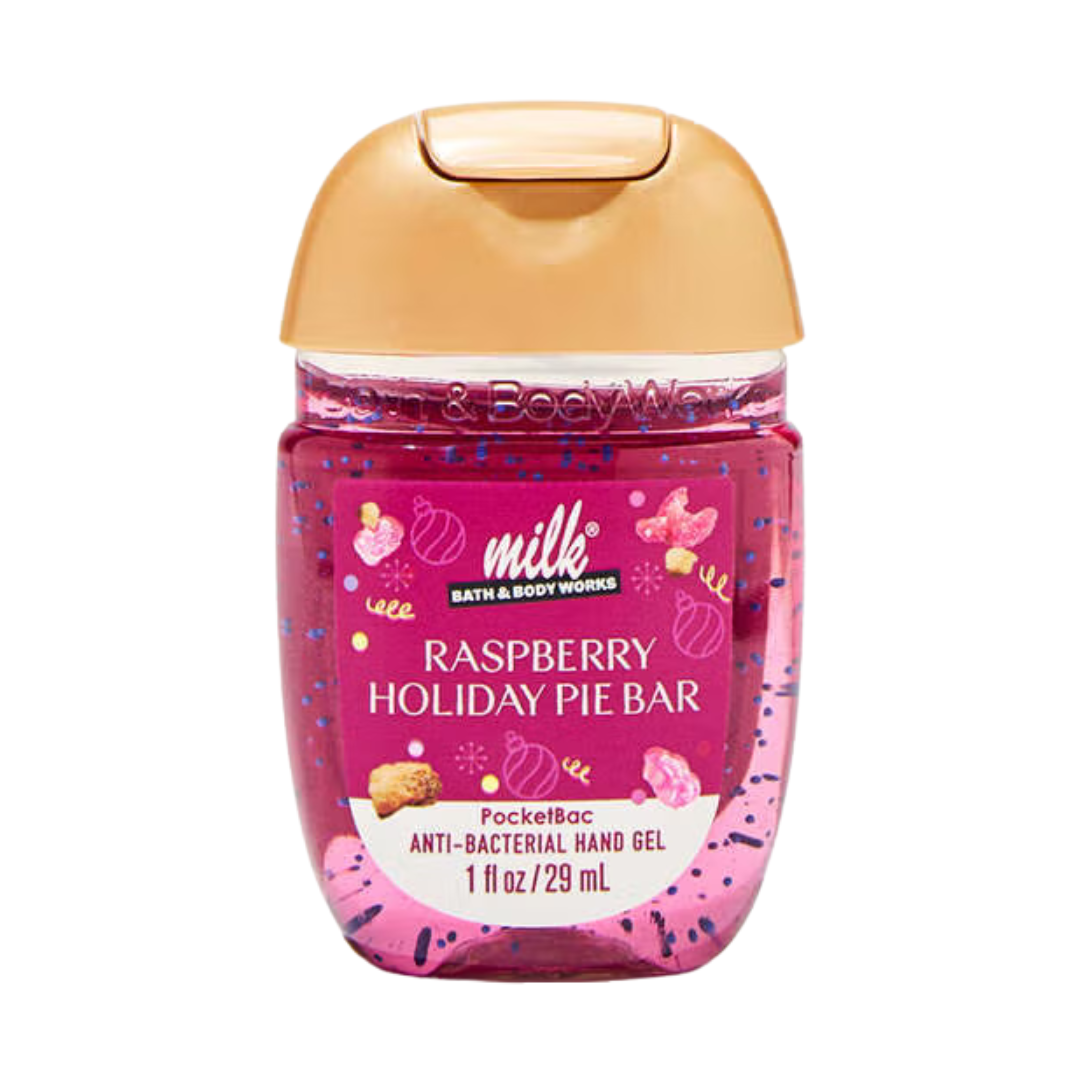 PocketBac Hand Sanitizer - Raspberry Holiday Pie Bar