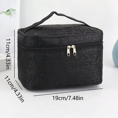 Letras Pink Makeup Bag
