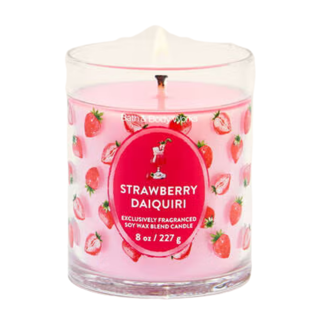 Strawberry Daiquiri Single Wick Candle