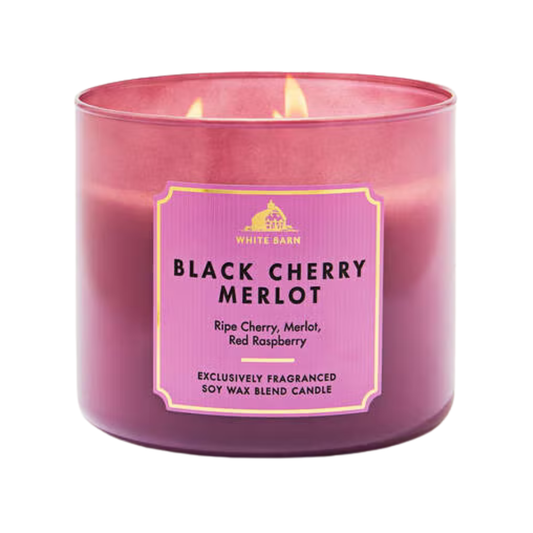 Black Cherry Merlot 3-Wick Candle