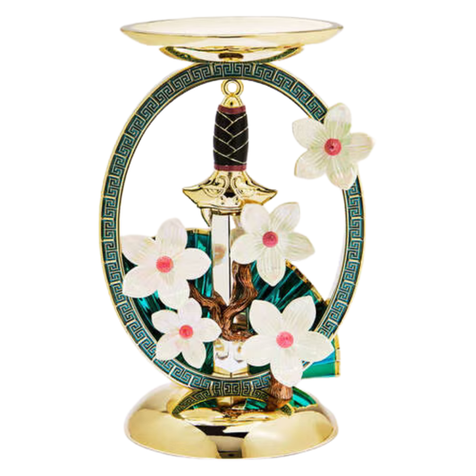 Mulan Pedestal 3-Wick Candle Holder