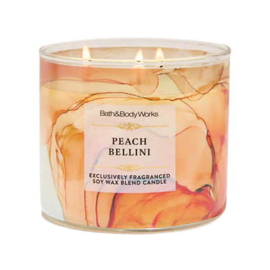 Peach Bellini 3-Wick Candle