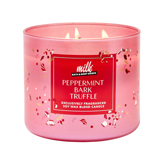 Peppermint Bark Truffle 3-Wick Candle
