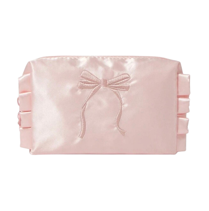 Listón Rosa Mini Makeup Bag
