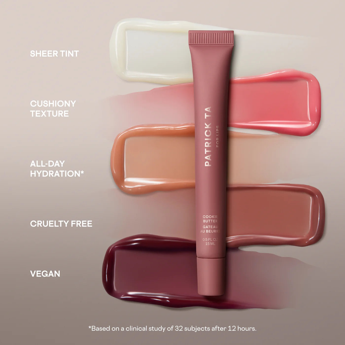Major Moisture Smoothing & Hydrating Tinted Lip Balm With Vitamin E