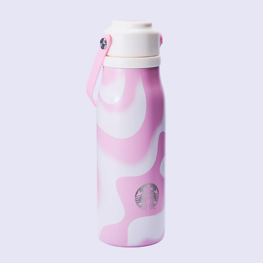 Pink Vibes Stainless Steel Water Bottle