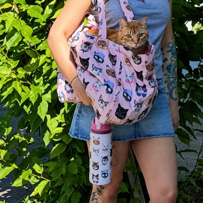 FreeSip® UO-Exclusive 32oz - Pink Cat Collage | PREVENTA