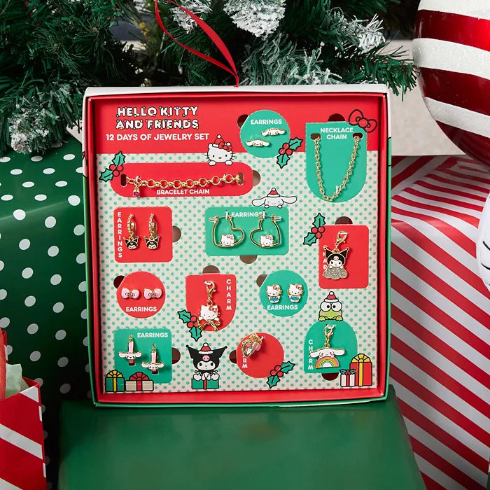 Sanrio Fashion Calendar Advent Gift Set: Necklace, Bracelet & Charms Mix & Match Christmas | PREVENTA