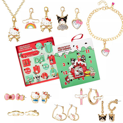 Sanrio Fashion Calendar Advent Gift Set: Necklace, Bracelet & Charms Mix & Match Christmas | PREVENTA