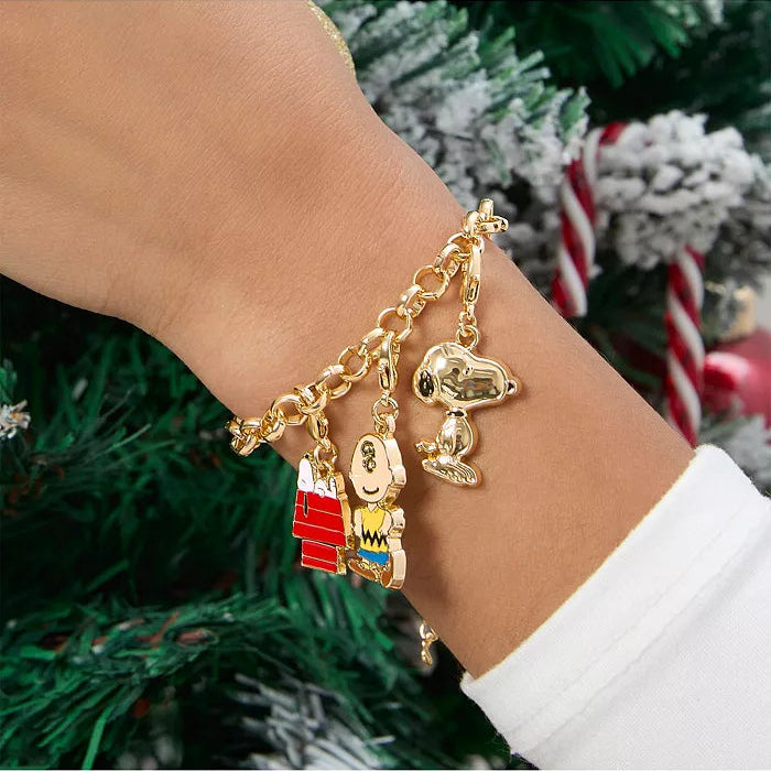 Snoopy Jewelry Calendar Advent Gift Set: Necklace, Bracelet & Charms Mix & Match Christmas | PREVENTA