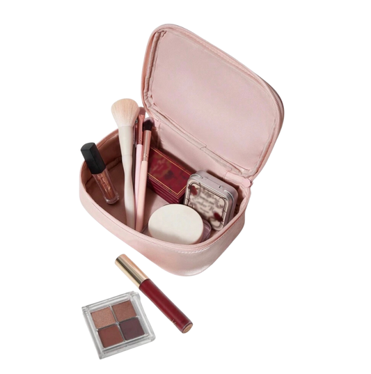 Listón Rosa Makeup Bag