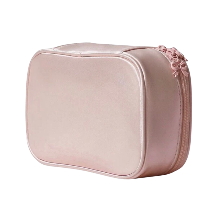 Listón Rosa Makeup Bag