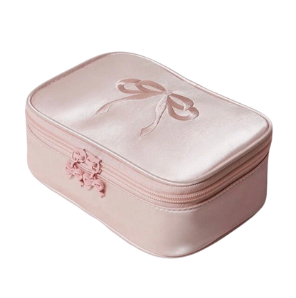 Listón Rosa Makeup Bag