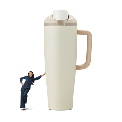 FreeSip® Tumbler 40oz - Lightly Toasted