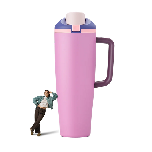 FreeSip® Tumbler 40oz - Pretty In Purple